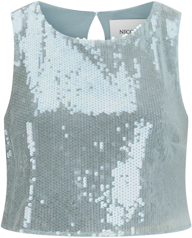 Nicowa - Inawia - Paillettentop - Blauw - Dames