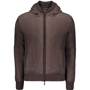 Moorer, Heren, Truien, Bruin, Maat: M Wol,