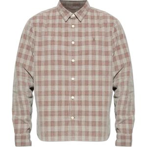 AllSaints, Heren, Overhemden, Grijs, Maat: XS Katoen,