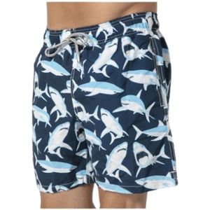 MC2 Saint Barth, Heren, Badkleding, Blauw, Maat: S Zijde,