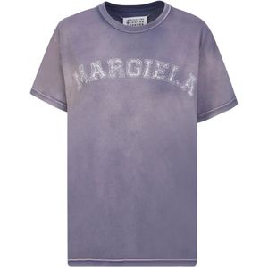 Maison Margiela, Dames, Tops, Paars, Maat: XS Katoen,