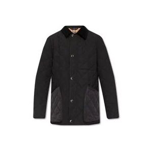 Burberry ‘Lanford’ geïsoleerde jas , Black , Heren , Maat: 3XL