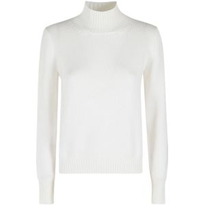 Gran Sasso, Dames, Truien, Wit, Maat: M Wol,