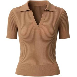 Max Mara, Dames, Truien, Bruin, Maat: XS Zijde,