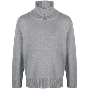 Laneus, Heren, Truien, Grijs, Maat: 2XL Wol,