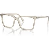 Miu Miu - MU 08XV - Optische Monturen - Grijs Transparant - Acetaat