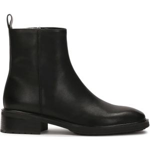 Kazar - Enkellaarsjes - Zwart - Leer