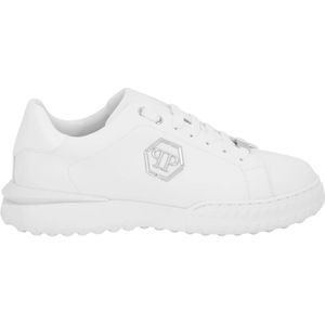 Philipp Plein, unisex, Schoenen, Wit, Maat: 36 EU Leer,
