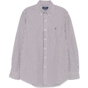 Polo Ralph Lauren, Heren, Overhemden, Bruin, Maat: XL Katoen,