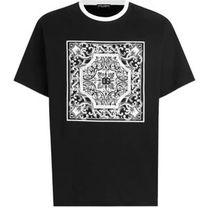 Dolce & Gabbana, Heren, Tops, Zwart, Maat: L