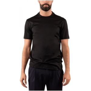 Emporio Armani, Heren, Tops, Zwart, Maat: XL Katoen,
