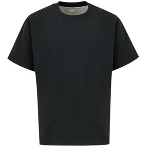 Bottega Veneta, Heren, Tops, Grijs, Maat: S Katoen,