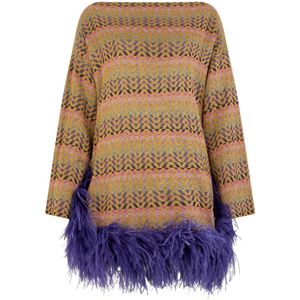 Valentino Garavani, Dames, Jurken, Geel, Maat: M Viscose,