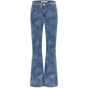 Guess, Dames, Jeans, Blauw, Maat: W26 Katoen,