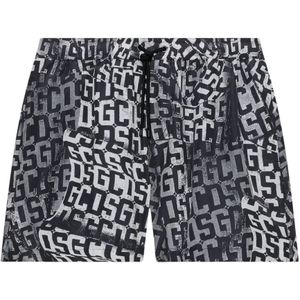 Gcds, Heren, Badkleding, Zwart, Maat: XS Poliester,