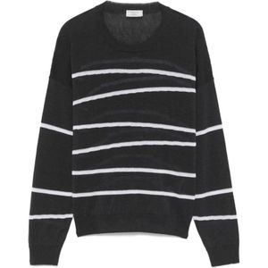 Peserico, Dames, Truien, Grijs, Maat: XS Katoen,