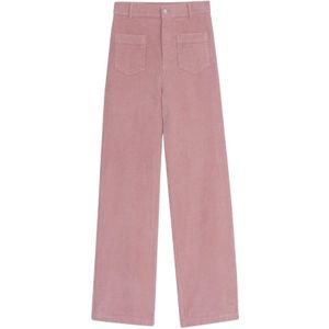 The New Society, Dames, Broeken, Roze, Maat: XS Katoen,
