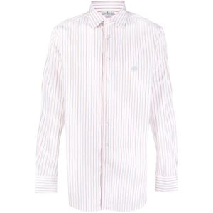 Etro, Heren, Overhemden, Grijs, Maat: M Katoen,