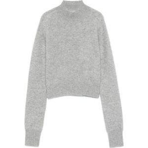 Sportmax, Dames, Truien, Grijs, Maat: M Kasjmier,