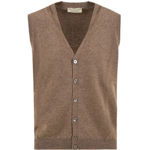 Filippo De Laurentiis, Heren, Truien, Bruin, Maat: L Wol,