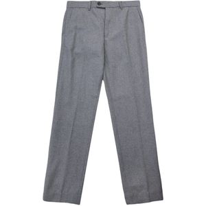 196 - Straight Fit Broek - Wol - Mid-waist - Regular Fit