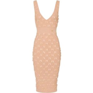 Elisabetta Franchi, Dames, Jurken, Oranje, Maat: S Viscose,