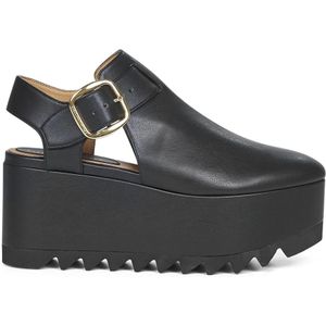 Stella McCartney, Dames, Schoenen, Zwart, Maat: 40 EU Katoen,