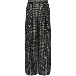 Giorgio Armani, Dames, Broeken, Zwart, Maat: L Jersey,