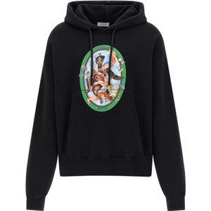 Off White, Heren, Sweatshirts & Hoodies, Zwart, Maat: S Katoen,