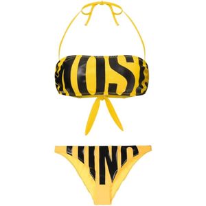 Moschino, Dames, Badkleding, Geel, Maat: M Polyamide,