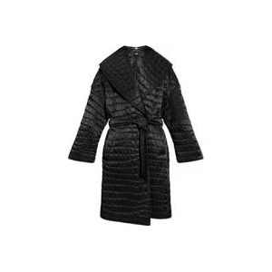 Versace Gewatteerde jas , Black , Dames , Maat: 2XS