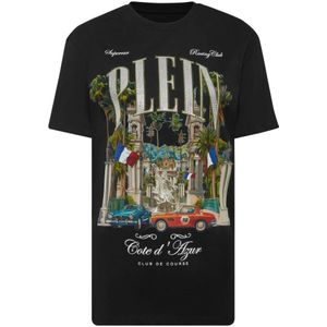 Philipp Plein, Dames, Tops, Zwart, Maat: XS Katoen,