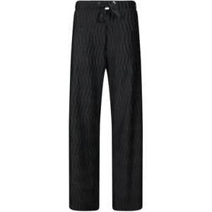 Herno, Dames, Broeken, Zwart, Maat: S Katoen,