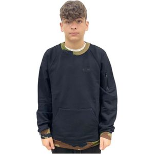 Moschino, Heren, Sweatshirts & Hoodies, Zwart, Maat: M Fleece,