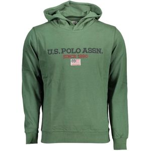 U.s. Polo Assn. - Groene Hoodie - Heren - Katoen
