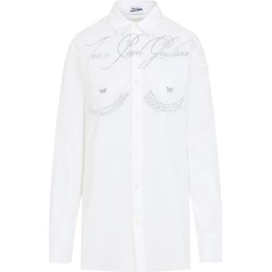 Jean Paul Gaultier, Dames, Blouses & Shirts, Wit, Maat: M