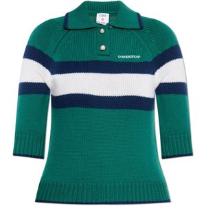 Casablanca, Dames, Truien, Groen, Maat: XS Wol,