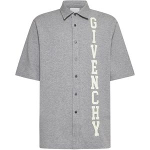 Givenchy, Heren, Overhemden, Grijs, Maat: L Katoen,
