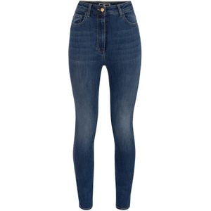 Elisabetta Franchi - Chic Dress Collection - Skinny Broek - Blauw - Denim