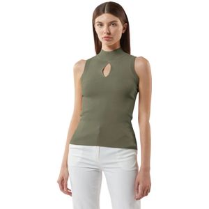 Silvian Heach, Dames, Truien, Groen, Maat: M Nylon,