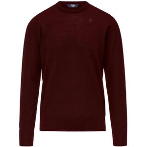 K-Way, Heren, Truien, Rood, Maat: S Wol,