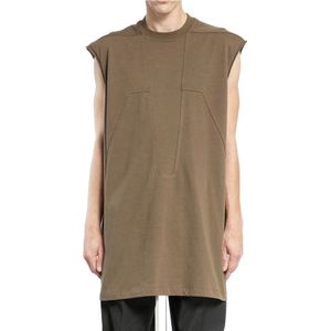 Rick Owens, Heren, Tops, Groen, Maat: XL Katoen,