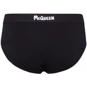 Alexander McQueen, Heren, Ondergoed, Zwart, Maat: S Katoen,