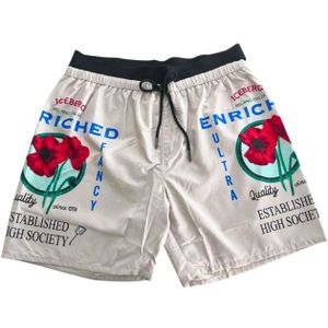 Iceberg - Badkleding - Wit - Polyester - Zwemshorts met Opvallende Print