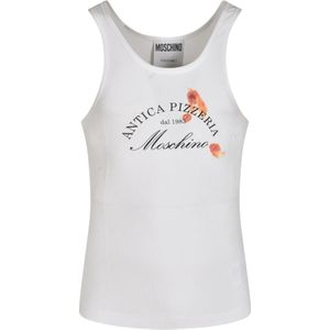 Moschino, Heren, Tops, Wit, Maat: XL Katoen,