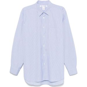 Comme des Garçons, Heren, Overhemden, Blauw, Maat: XL Katoen,