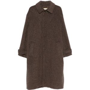 Golden Goose - Journey Single-breasted Coat - Kreukvrije Wollen Jas - Beige