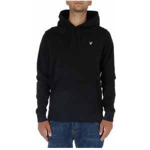 Lyle & Scott, Heren, Sweatshirts & Hoodies, Zwart, Maat: XL Katoen,