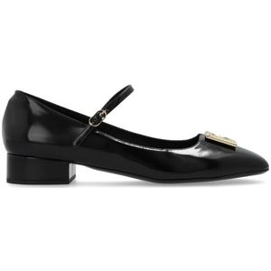 Dolce & Gabbana, Dames, Schoenen, Zwart, Maat: 39 EU Zijde,