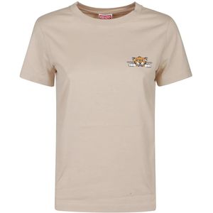 Kenzo, Dames, Tops, Beige, Maat: S Katoen,